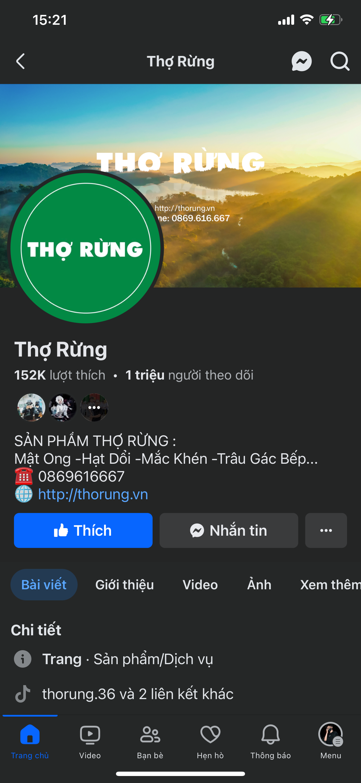 Thợ rừng FB