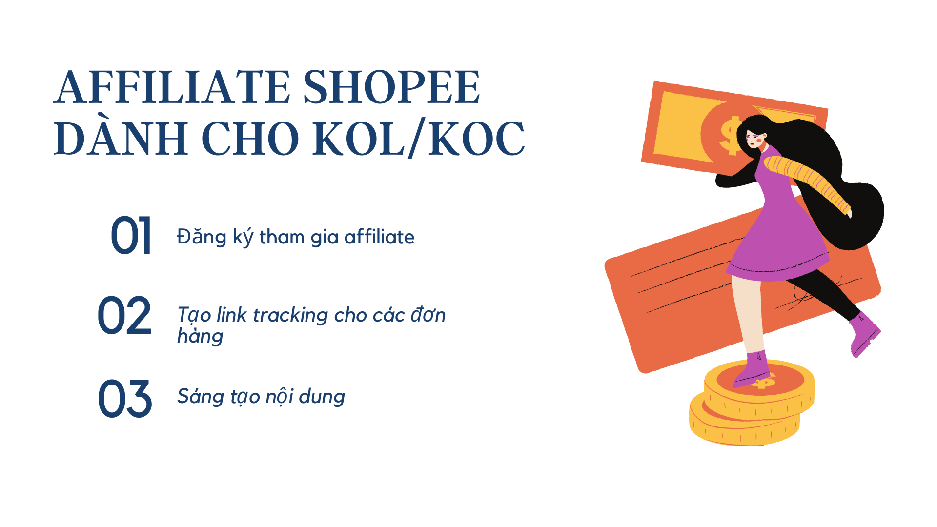 Affiliate shopee dành cho KOL/KOC thì kiếm tiền thế nào 
