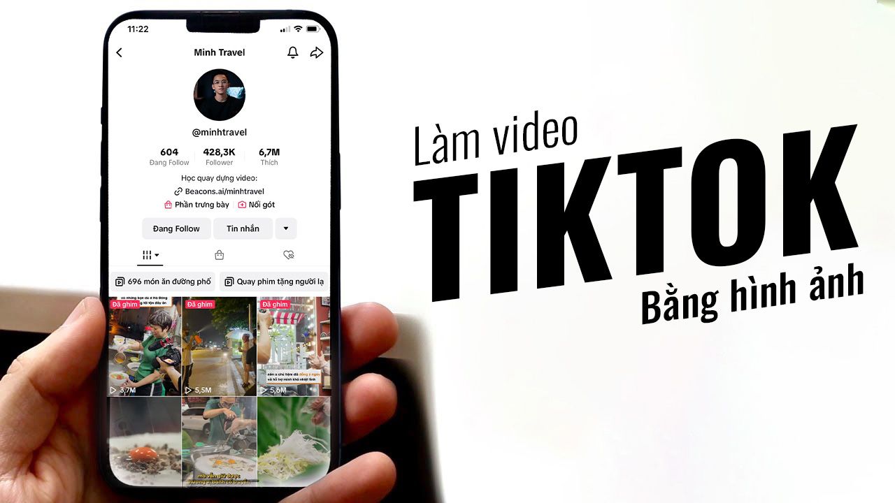 Làm video tiktok cho người mới 