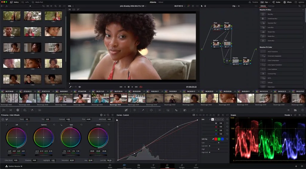 khoá học dựng phim chuyên nghiệp cùng Davinci Resolve
