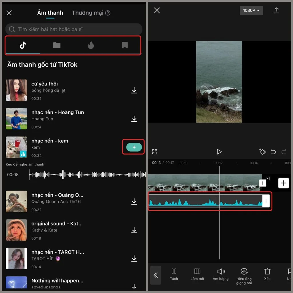 dựng video bằng capcut 2